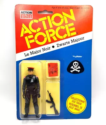 Buy Action Force G I JOE Palitoy Enemy Black Major Moc Rare • 89.95£