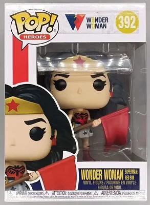 Buy #392 Wonder Woman (Superman: Red Son) DC 80th Anniversary Funko POP + Protector • 10.99£