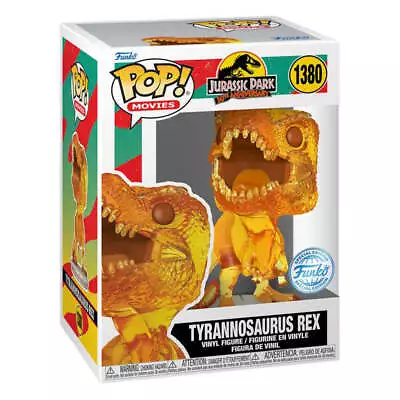 Buy Jurassic Park Tyrannosaurus Rex (Amber) US Exclusive Translucent Pop! Vinyl • 19.61£