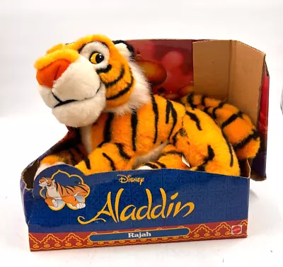 Buy Mattel Disney Aladdin Rajah 1992 Stuffed Animal Plush Toy In Box T2750 D11 • 12.99£