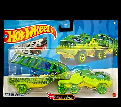 Buy Hot Wheels Super Rigs FOSSIL FREIGHT S CASE 2024 • 10.99£