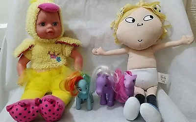 Buy My Little Pony Mini Figures & 14  Plush Vinyl Fairy Doll & 15  Lola Soft Toys  • 12.99£
