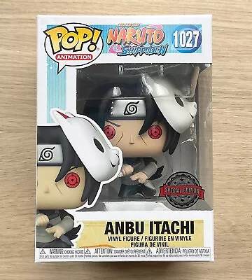 Buy Funko Pop Naruto Shippuden Anbu Itachi #1027 + Free Protector • 29.99£