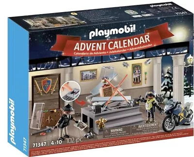 Buy Playmobil 71347 Advent Calendar: Police Museum Theft, Police Action Brand New • 23.50£