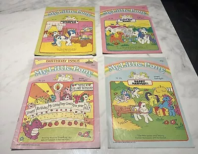 Buy Vintage My Little Pony MLP G1 Comic Bundle - Issue Numbers 26-29 • 4£