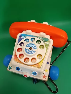 Buy Vintage Fisher Price Toy Phone 1961 - Classic - Traditional - Children - Play • 9.47£