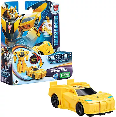 Buy Transformers EarthSpark 1-Step Flip Changer Bumblebee	2023 MUST HAVE • 9.32£