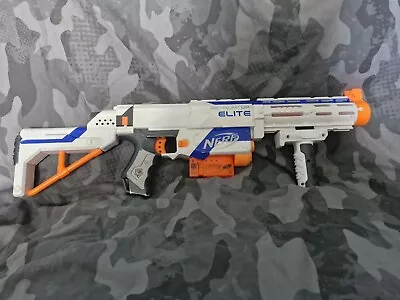 Buy Nerf N-Strike Elite Retaliator Tested And Working With Scope Stock Barrell Grip • 11.99£