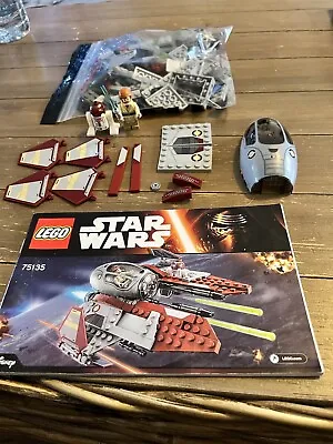 Buy Lego 75135 Obi-Wan's Jedi Interceptor (Complete With Figures & Instructions) • 49.95£