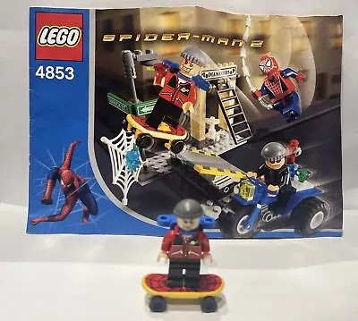 Buy Lego Spider Man 2 Set 4853 Thief With Skateboard Bag Minifigure And Instructions • 12.95£