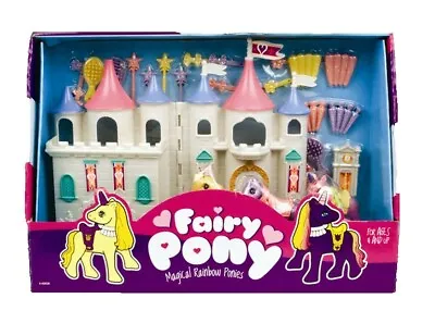 Buy Fairy Pony Magical Rainbow Ponies And Castle 25 Piece For Age Four And Up • 10.95£