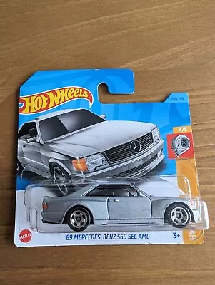 Buy Hot Wheels '89 Mercedes - Benz 560 Sec AMG Silver - 150/250 Short Card  • 6.99£