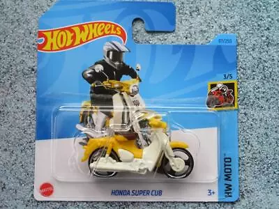 Buy Hot Wheels H3Q 087 HONDA SUPER CUB Yellow Bike 2023 87/250 CaseQ • 3.75£