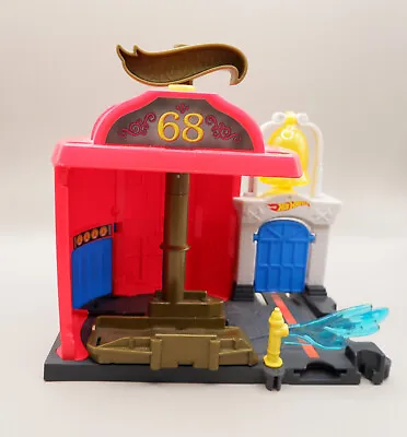 Buy Hot Wheels City Downtown Fire Station Spinout Playset FMY96 • 14.99£