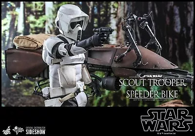 Buy Hot Toys Scout Trooper Speeder Bike Star Wars Return Of The Jedi MMS612 1/6 NEW • 530£