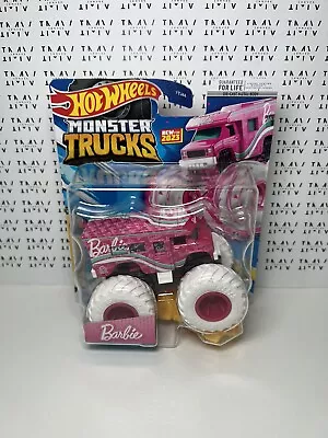 Buy Hot Wheels Monster Trucks Barbie Monster Truck/Camper Van - NEW & SEALED • 12.45£