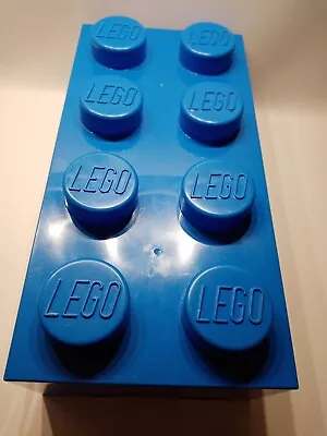 Buy LEGO Large Blue 8 Stud Stackable Storage Brick Box 50cm 2012 • 22.49£