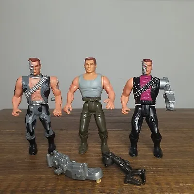 Buy Vintage Kenner T2 Terminator  Action Figure Bundle With Accessories 1991 1990s • 20£