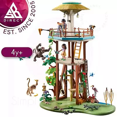 Buy Playmobil Wiltopia Family Treehouse│with Compass & Toy Animals For Children│4y+ • 77.30£