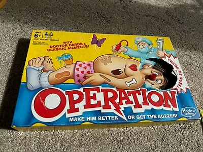 Buy Hasbro Classic Operation Game, Electronic Board Game With Cards, Ages 6+ • 6.99£