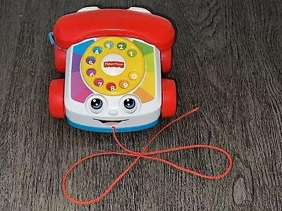 Buy Fisher Price Chitter Chatter Telephone Pull String Pre School Child’s Play Phone • 6.95£