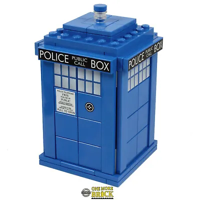 Buy Police Box | Dr Who LEGO TARDIS | Custom Kit Made With Real LEGO Bricks • 29.99£