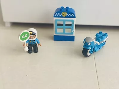 Buy LEGO 10900 DUPLO: Police Bike Stop Sign House Retired Set Pre-School Age 2-5 • 8.99£