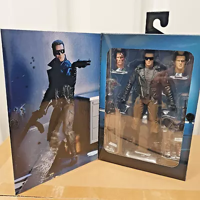 Buy Neca The Terminator (1984) Ultimate T-800 Police Station Assault Action Figure • 16£