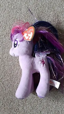 Buy My Little Pony 8  Ty Twilight Sparkle Plush Soft Toy Teddy Hasbro 2016 With Tags • 14.99£