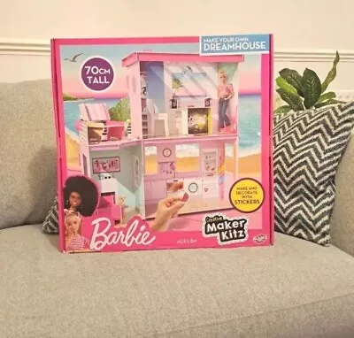 Buy New Large Tall Barbie Dreamhouse Make Your Own  Creative Maker Kitz Dolls House  • 15£