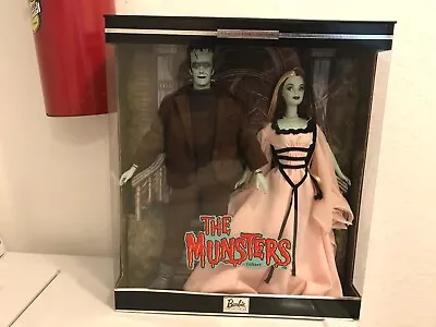 Buy Brand New 2001 Nrfb The Munsters Barbie +ken Gift Set  By Mattel Collector Edit • 216.86£
