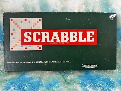 Buy Scrabble Board Game - Vintage Retro - Spears Games  - Complete • 6.99£