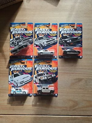 Buy HOT WHEELS Fast And Furious HW Decades Of Fast FULL SET OF 5 • 20£