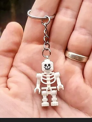 Buy Lego Skeleton Minifigure Keyring | Halloween Monster • 6.99£