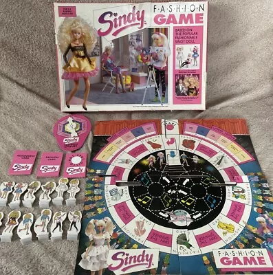 Buy Vintage Sindy Doll Fashion Board Game Triotoys Hasbro  1990 British Collectable • 15£