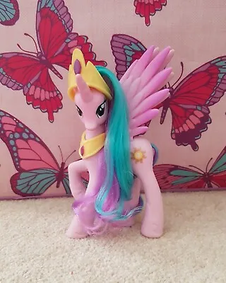 Buy My Little Pony G4 Rare Pink Princess Celestia With Necklace & Crown  • 26.50£