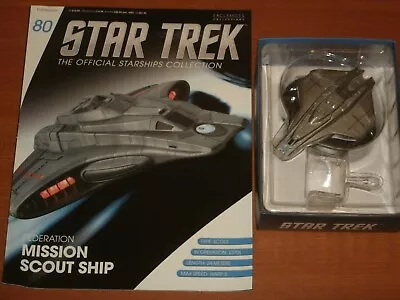 Buy Star Trek Starships Collection: #80 FEDERATION MISSION SCOUT SHIP Eaglemoss 2016 • 14.99£