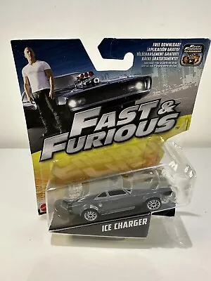 Buy Dodge Ice Charger F8 Fast And Furious Model Car Mattel 1:55 23/32 Die Cast • 8£