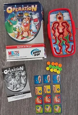 Buy MB Games Hasbro Operation ~ Operate On The Go ~ Travel Compact Mini Game • 3.99£