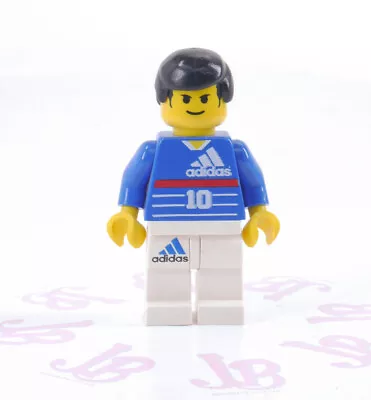 Buy Lego Minifigure Soc044 Soccer Player - Adidas Number 10 With ZIDANE On Back • 22.56£