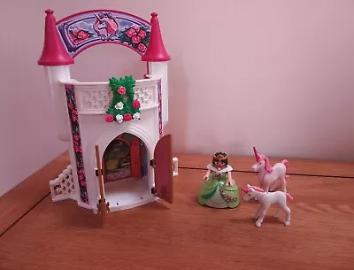 Buy Playmobil Unicorn Castle Tower Take Along With Princess & Unicorns (4777) • 4.50£
