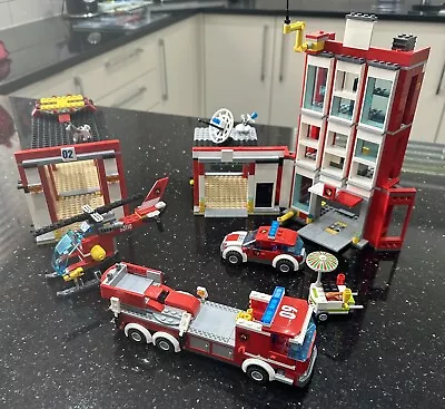Buy Lego CITY Fire Station Set With Fire Engine & Helicopter (60110-1) • 25£