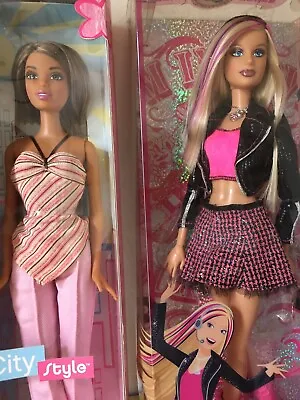 Buy Barbie Fashion Fever & Nikki City Style New Nrfb Mattel • 143.61£