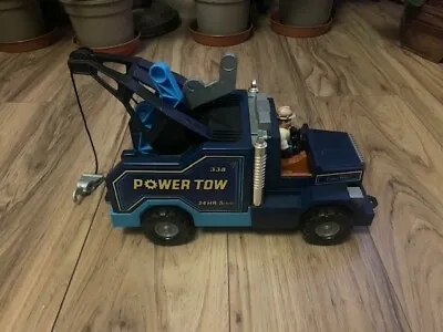 Buy Vintage 1970s Fisher Price Husky Helper Power Tow Construction Toy, USA • 35£