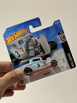 Buy Hot Wheels ‘32 Ford 🔵 Gulf ✅ FREE NWD POSTAGE ⭐️ TRUSTED SELLER ⭐️ • 6.45£