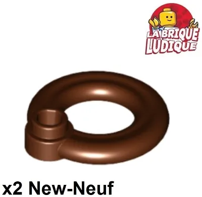 Buy LEGO 2x Flotation Ring Float Lifebuoy Tool Brown/Reddish Brown 30340 NEW • 1.28£
