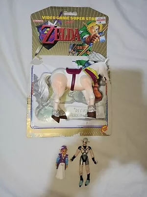 Buy Toybiz Legend Of Zelda Ocarina Of Time Action Figures: Impa/Princess/Horse • 45£