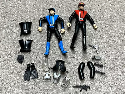 Buy Gerry Anderson's New Captain Scarlet And Blue Figures Bandai With Accessories • 32.99£