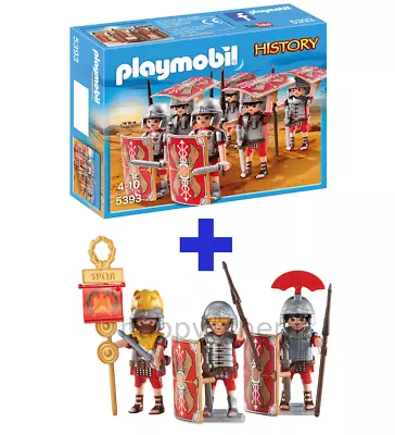 Buy Playmobil Roman Legionaries Figures 9x Army Soldiers 5393 Boxed And 6490 Sealed • 61.18£