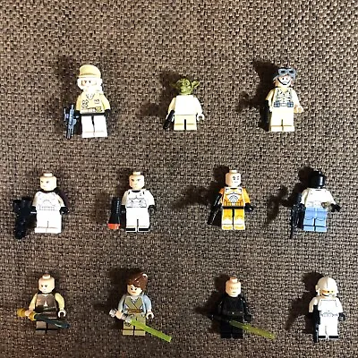 Buy Lego Star Wars HUGE Job Lot Bundle Of 11 Rare Lego Mini Figures Minifigures Used • 9.99£